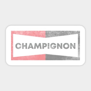 CHAMPIGNON BRAD PITT Sticker